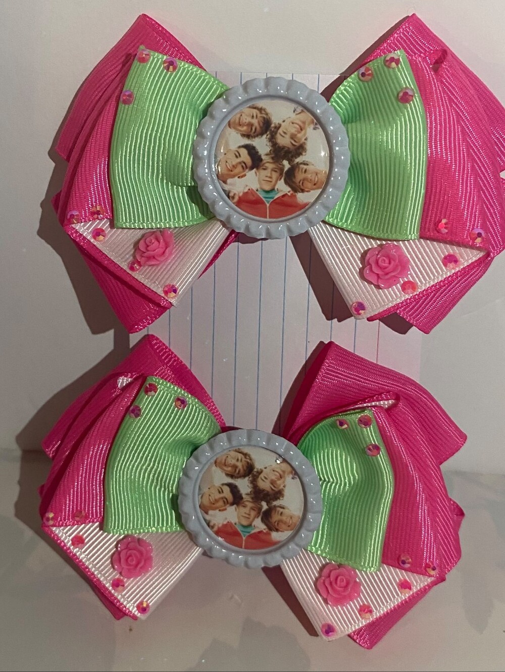 One Direction Hair Bow Set